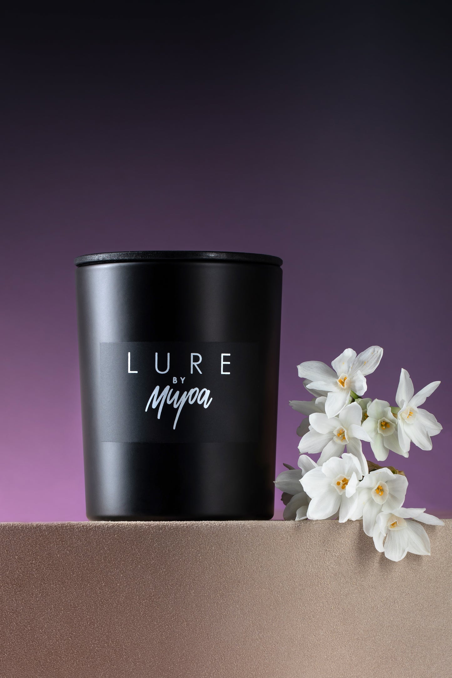 Candle Black Matt LURE BY MIRA