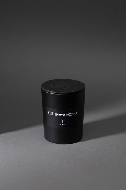 Candle Black Matt YUZHNAYA KOZHA