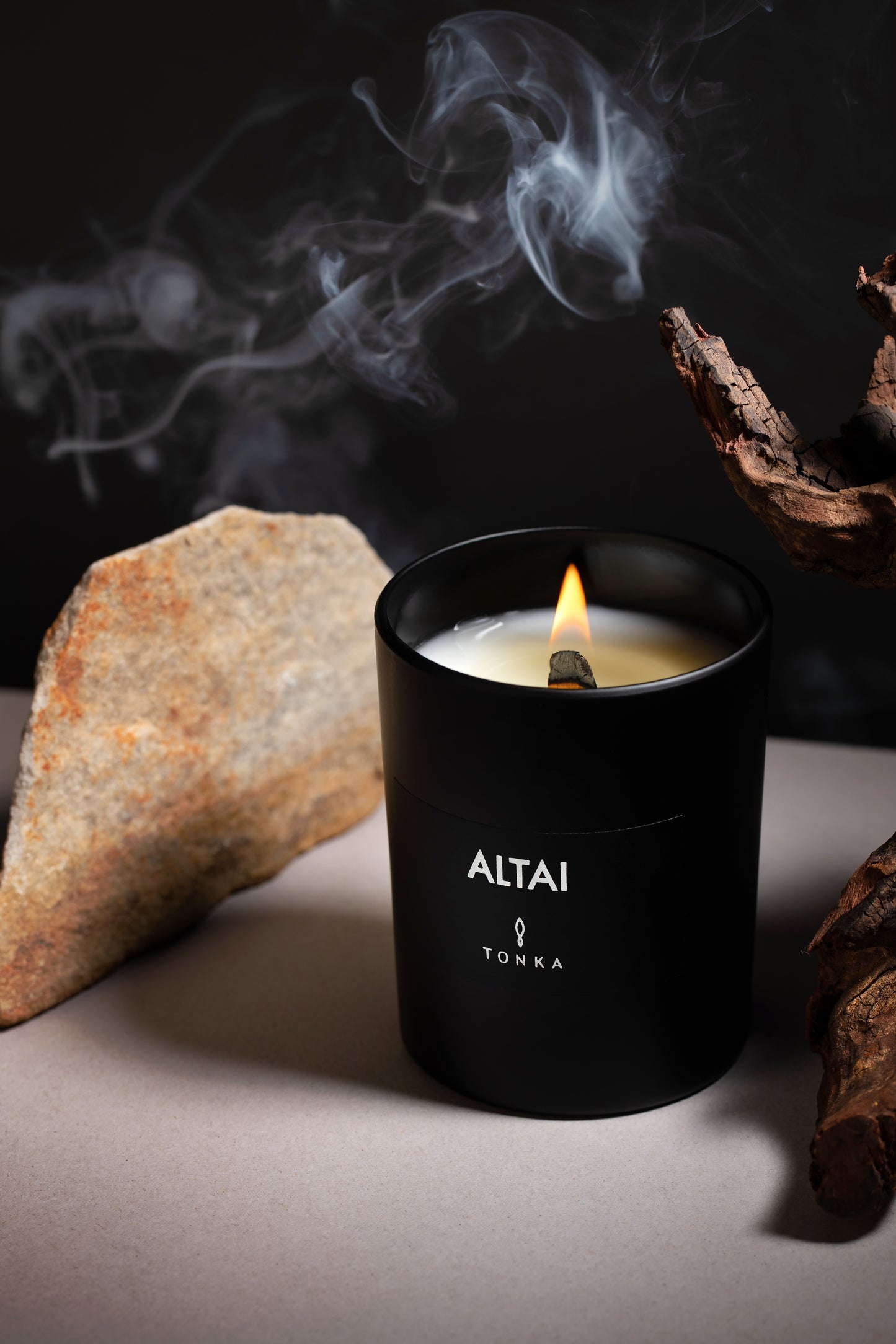 Candle Black Matt ALTAI