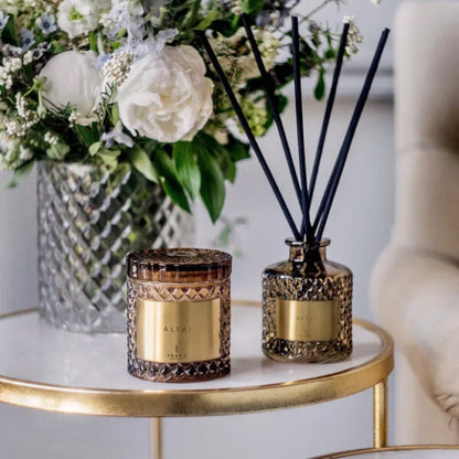 Candle ALTAI glass brown